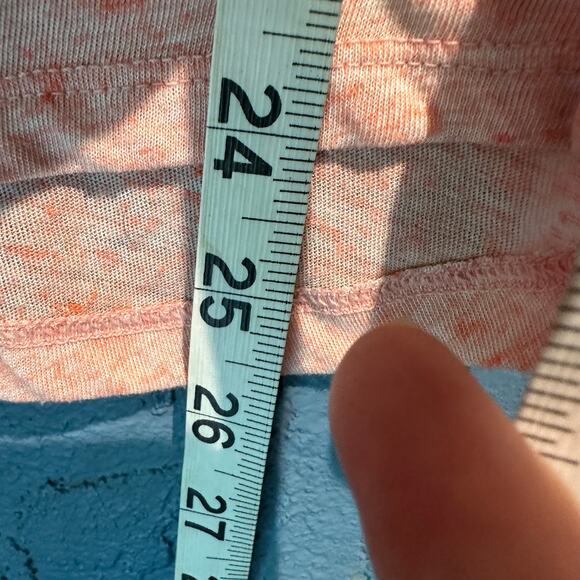 Victoria's Secret PINK XS tank peach tie dye workout twist racerback open back - Picture 7 of 7